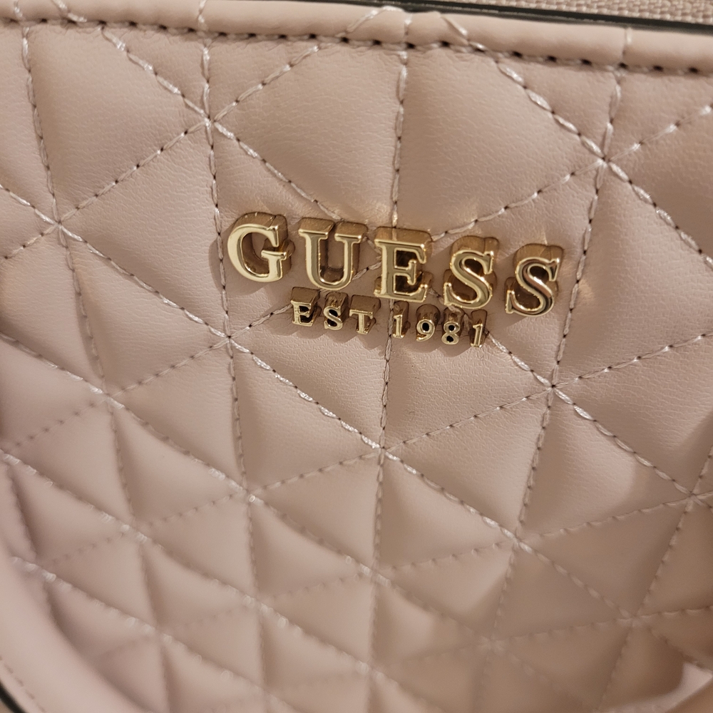 GUESS Pink Quilted Women's Bag - Picture 4 of 7